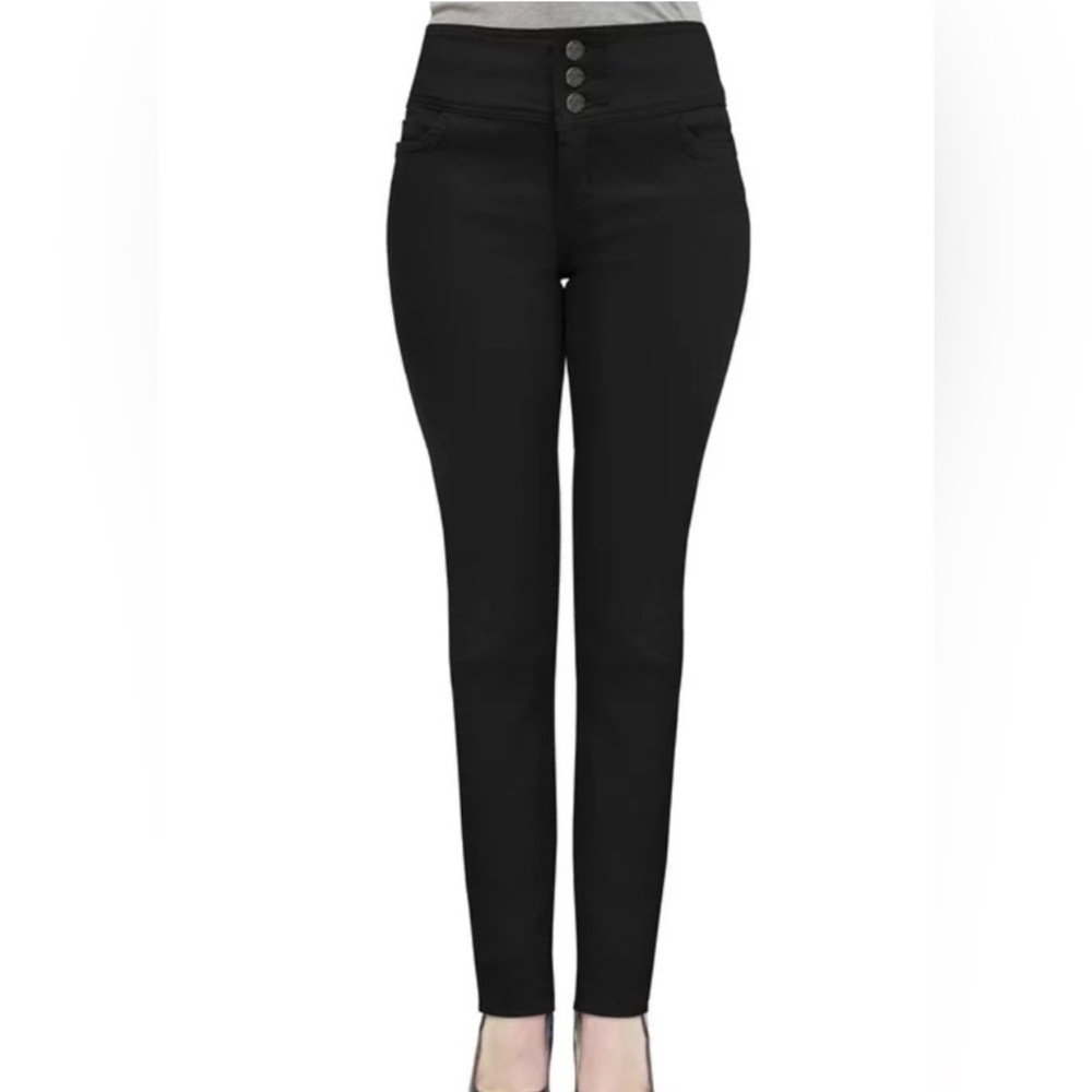 Hybrid & Company Women's Butt Lift V3 Super Comfy Stretch Denim Jeans 16 LONG